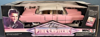 Lot 100- 1/18 Diecast Elvis 1955 Pink Cadillac MIB Car