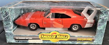 Lot 108 - ERTL American Muscle Series, 1/18' Scale 1969 Dodge Charger Daytona Car