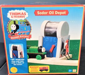 Lot 144 - New In Box 2005 Thomas The Train 'Sodor Oil Depot' Layout Accessory, NOS.
