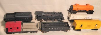 Lot 119 - Vintage Lionel Train Car Lot Seven Pieces  Awesome Animated Horse Transport