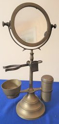 Lot 122 - Vintage Brass Shaving Mirror