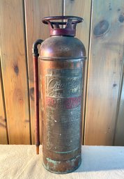 Lot 45- Copper Fire House Extinguisher Guardene New York