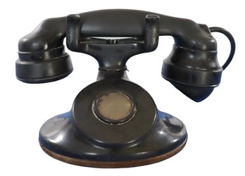 Lot 261-  Antique Western Electric Non-dial Black Telephone - 1930's