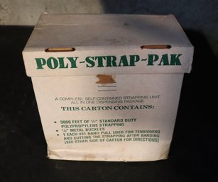 Lot 186- Poly-strap Pak Kit - New In Box