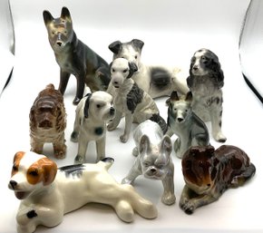 Lot 195- Vintage Dog Lot Of 10 - So Cute!