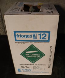 Lot 206- Galco Friogas Refrigerant 12 - Tank - 30 LB. - New In Box