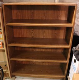 Lot 222- Wood  Laminated Four Shelf Book Case - Nice Condition