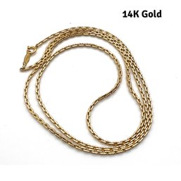 Lot M29- 14K Gold Mens Chain 22 Inch