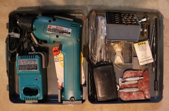 Lot 132- Makita Cordless 9.6 Volt Driver Drill Model 6012HD In Case With Accessories