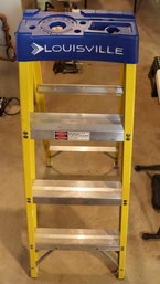 Lot 181- Louisville Fiberglass 4 Foot Step Ladder Model FS2004