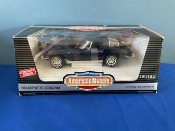 Lot 94- New In Box 1994 American Muscle 1963 Corvette Sting Ray Die Cast Car