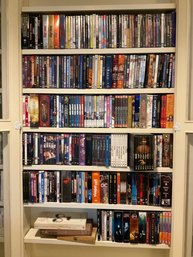 Lot 220- HUGE DVD LOT - Movies Approx 300 - Cases Unchecked