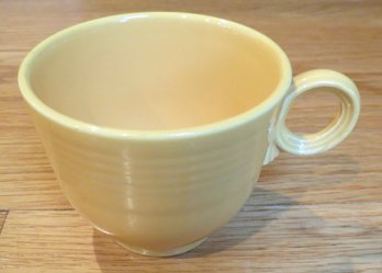 Lot 26CV- Vintage Fiesta Yellow Tea Cup - Near Mint