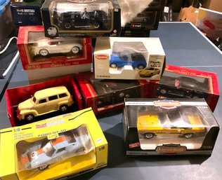 Lot 306A- New In Box 1/18 American Muscle Mira Die Cast Cars Lot Of 8