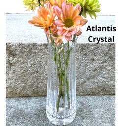 Lot M54- Atlantis Crystal Vase - Pretty!