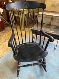 Lot 129- Nichols & Stone Salem State College Rocking Chair
