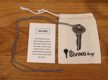 Lot 37CV- 'The Giving Keys' Necklace / Chain To Give Away - Francis Keil