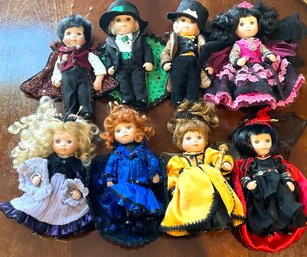 Lot 207- Marie Osmond Collectible Tiny Tots Dolls Boys Girls Lot Of 8