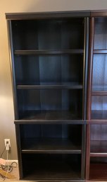 Lot 257- Dark Brown Adjustable Shelves Book Shelf - 4 Shelves