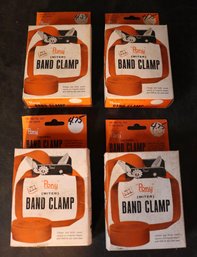 Lot 244- 4 'pony' Band Clamps In Box - New