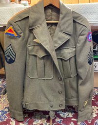 Lot 99- WWII 1944 Military Jacket 36R Joseph Cohen & Sons