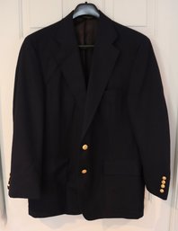 Lot CV15- Palm Beach Puritan Clothing Of Cape Cod Navy Blue Men's Suit Coat - Size 42R