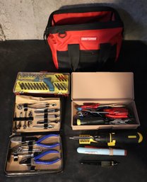 Lot 188- Craftsman Bag Full Of  T-handle Driver - Mini Tool Kit - Assorted Tools