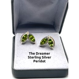 Lot 114- The Dreamer Sterling Silver With Peridot Earrings