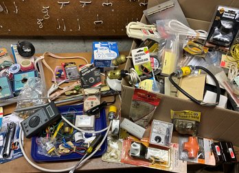 Lot 79- Massive Electrical Supplies - Old New Stock - Tools - Gadgets - And More