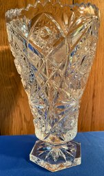 Lot 200- Violetta Hand Cut Crystal Polish Vase