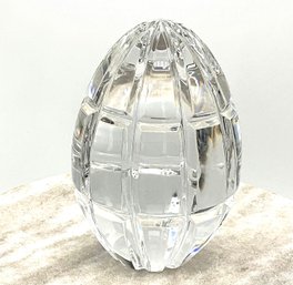 Lot 42- STUNNING! Cut Crystal Egg Paper Weight