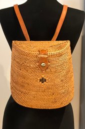 Lot 3SES- The Winding Road Basket Backpack Purse