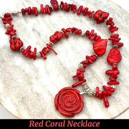 Lot 26- Red Coral Necklace