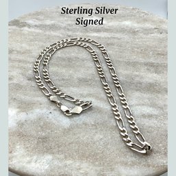Lot 39- Sterling Silver Chain Signed