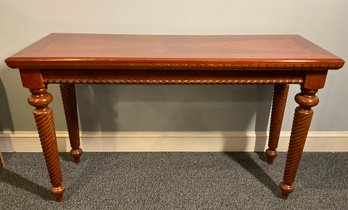 Lot 1- Sofa Table - Dark Wood - Entryway - Console - Furniture