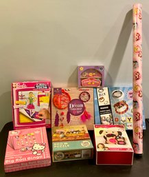 Lot 23- New! Girls Lot Of Games - Crafts - Gifts - Princess Wrapping Paper