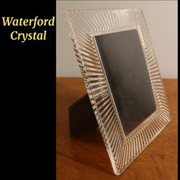 Lot 229-  Waterford Crystal Picture Frame For 5x7 Photo