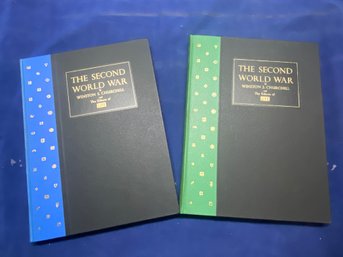 Lot 1SES- 1959 The Second World War Photographs By Winston Churchill Set Of 2 Oversized WWII Books - TIME LIFE