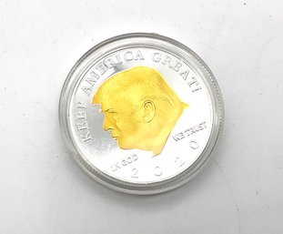 Lot 410- 2020 President Donald Trump Collectible Coin