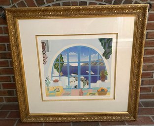 Lot 7 - Thomas McKnight 'Chora Tavern Patmos Suite' Signed By Artist & Numbered COA
