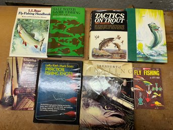Lot 202 - Vintage Fishing Books Tactics - Salt Water - Fly Fishing - Knot Tying - 1960s Pamphlet