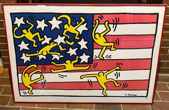 Lot 24 - Keith Haring 1998 American Music Festival Pop Art NYC Valet