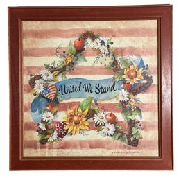 Lot 304SES- United We Stand Patriotic Wall Decor - Home Interiors
