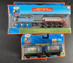 Lot 188 - Thomas The Train Jet Engine & Aquarium Cars New In Box Old Stock Learning Curve