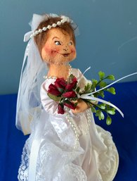 Lot 205 - Annalee Wedding Doll 1997 - Made In USA