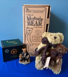 Lot 206 - Boyds Bear Collection Of 3 Uncle Gus And Honeybunch  Limited Edition 1997