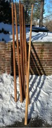 Lot 332 - 5 New Really Long Wood 2 Inch X 94 Inch Dowels And 1 Handrail - Woodworker & Carpenter