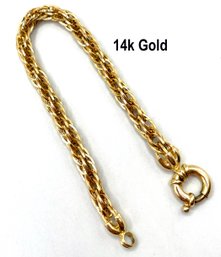 Lot 23 - 14K Gold Milor Bracelet - Made In Italy