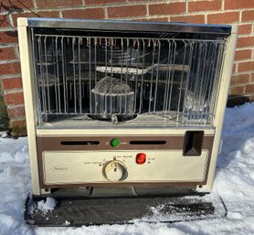 Lot 338 - Sears White Kerosene Portable Heater - Model 40206