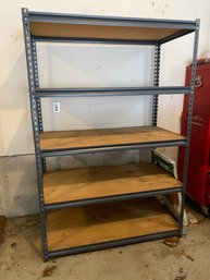 1 Industrial Garage Heavy Duty Metal Shelf 4x2x6